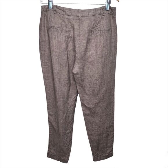 Zara Tan Lightweight Cropped Pants Size 6 - Picture 9 of 10